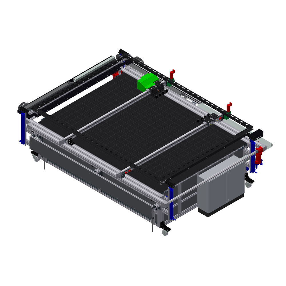 Ventilation table for steady state solar simulator